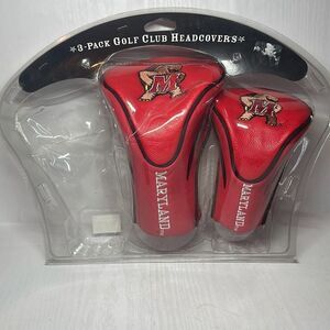 NCAA Maryland Terrapins Golf Contour Head Covers, Set of 2